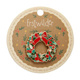Erstwilder Evergreen Wreath Enamel Pin