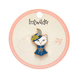 Erstwilder Cat in a Hat Enamel Pin