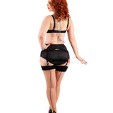 Pamela Mann - Jive Seamed Stockings Nude/Black Curvy