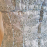 Vintage Ice-blue Sheath Dress by Cable Gowns