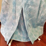 Vintage Ice-blue Sheath Dress by Cable Gowns