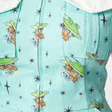 Unique Vintage x Jetsons Space Adventure Print Mia Romper