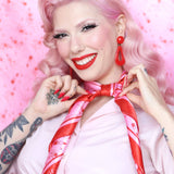 Dafna Beauty - 'Vintage with a Twist' Satin Scarf