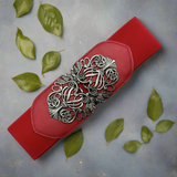 Tatyana Clothing - Floral Filigree Stretch Belt
