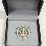 Anchor Nautical Brooch