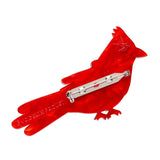 Erstwilder Crimson Cardinal Brooch