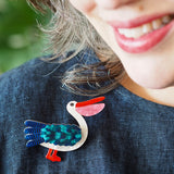 Erstwilder Pelican Perfection Brooch