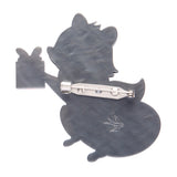 Erstwilder Rhi-Rhi the Raccoon Brooch