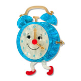 Erstwilder Silky's Clock Brooch