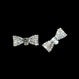 Rhinestone Bow Shoe Clips