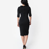 Unique Vintage Cassidy Dress Black