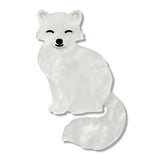 Erstwilder Arctic Fox Simplified Mini Brooch