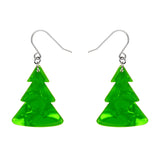 Erstwilder Tree Green Ripple Drop Earrings