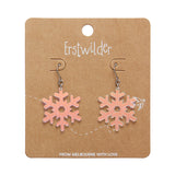 Erstwilder Iridescent Snowflake Drop Earrings