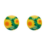 EECT102WHSSunflowerRoundedStudEarrings-Yellow-1