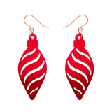 Erstwilder Long Bauble Drop Earrings - red