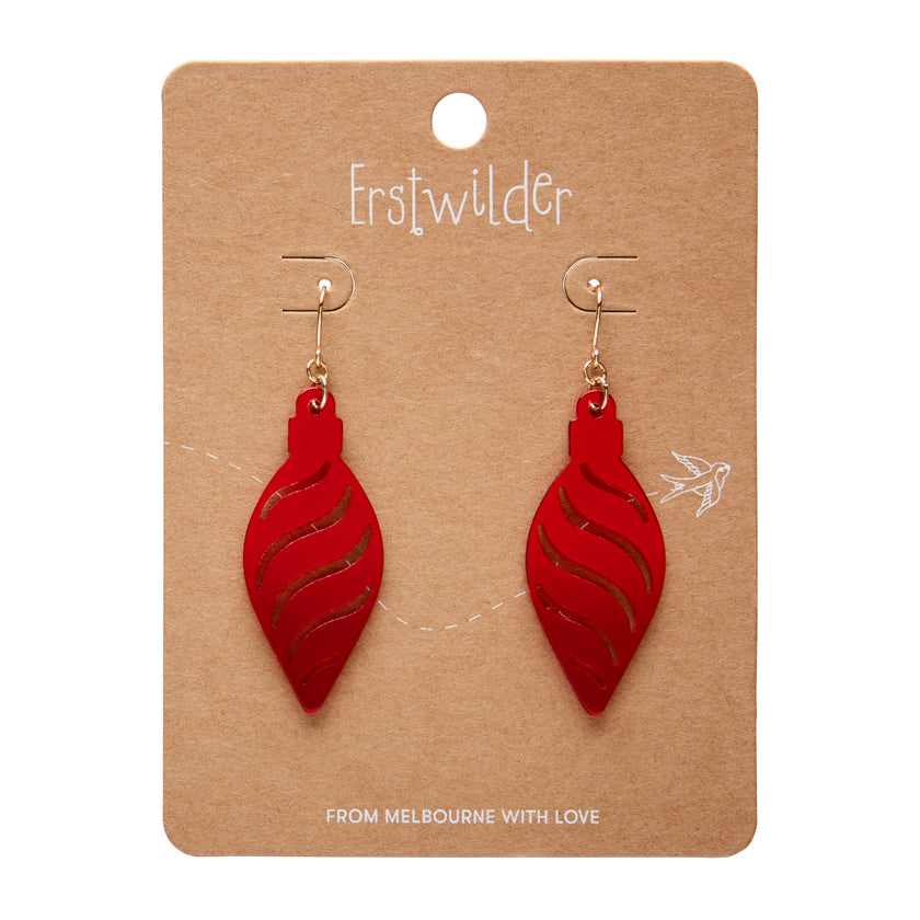 EEDL104LongBaubleDropEarrings-Red-2