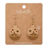 Erstwilder Round Bauble Drop Earrings - gold