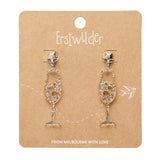 Erstwilder Champagne Bubbles Drop Earrings - Gold
