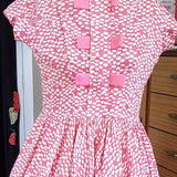 Vintage Coral Dress