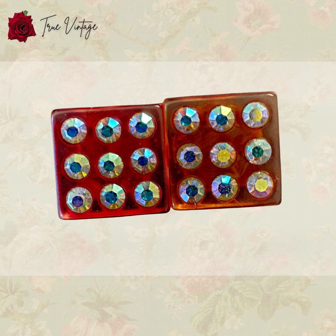 Vintagediceearringsfront1