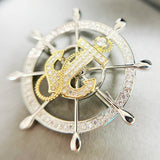 Anchor Nautical Brooch