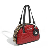 Lux de Ville Love Bird Tote Red Rum Sparkle