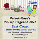 Velvet-Rose's Pin Up Pageant EAST 2026 - Initial Entry Fee