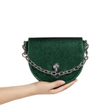 Lux de Ville Wicked Tiny Tote Venus Green Sparkle