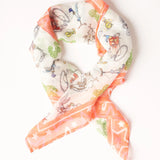 Unique Vintage Looney Tunes x Unique Vintage All Star Characters Print Hair Scarf