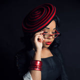 Retro Peepers Designer Frame: Marilyn Red Wine