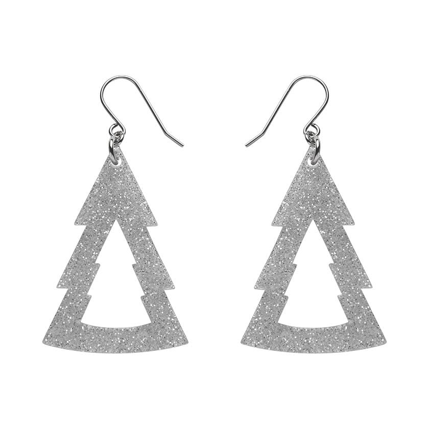 treesilverglitterdropearrings1